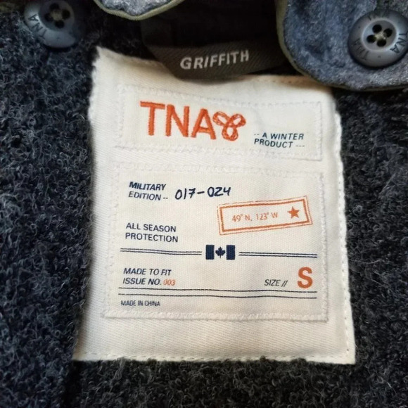 Aritzia TNA Griffith 3-in-1 Parka Olive Green Winter Jacket S - Picture 8 of 15